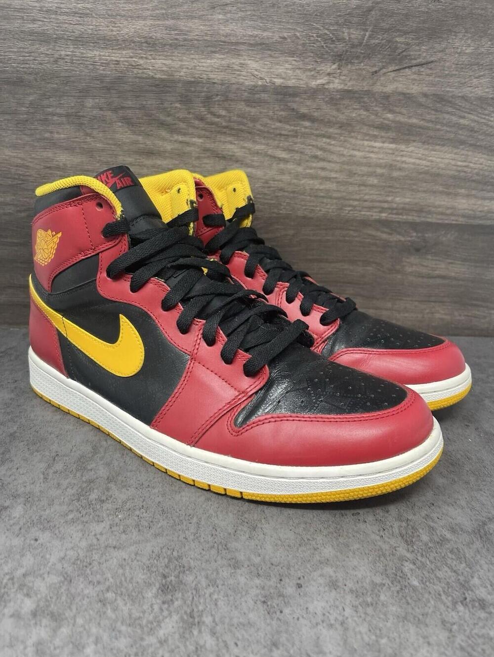 Air Jordan 1 Highlight Reel Sneakers Mens Size 12 Red Black Lot 555088-017 - Picture 4 of 12